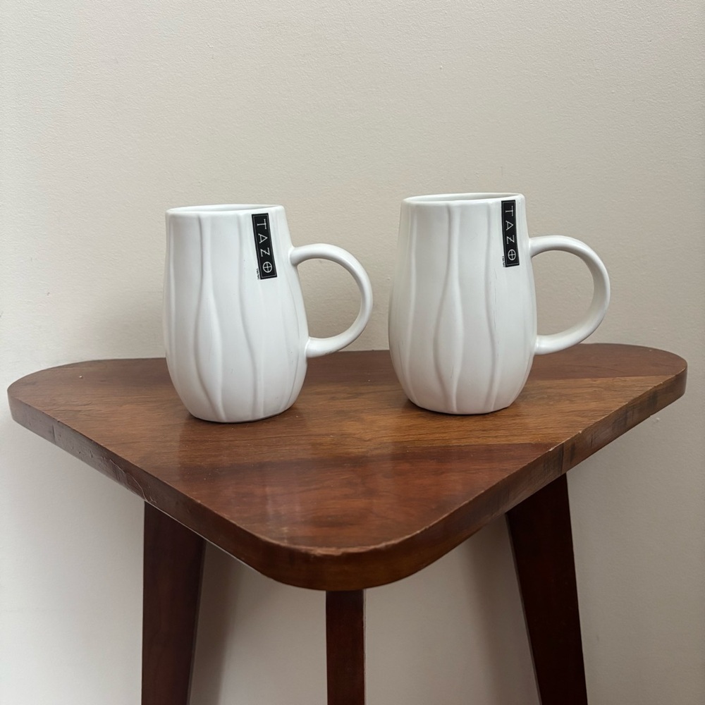 Tazo droplet wave mugs